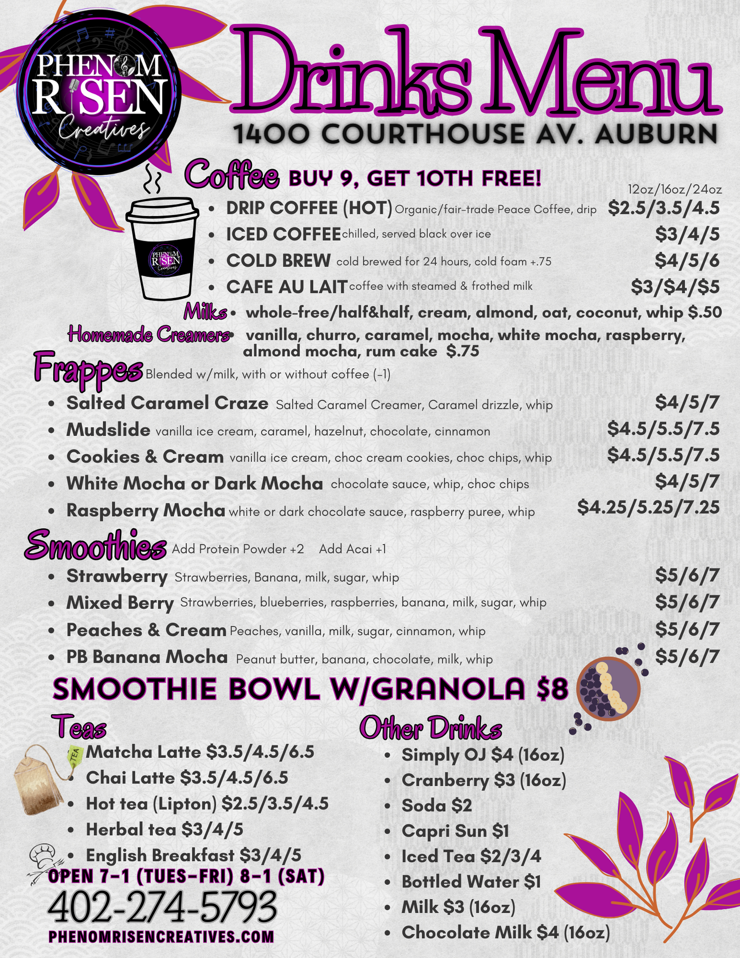 16 oz Smoothie