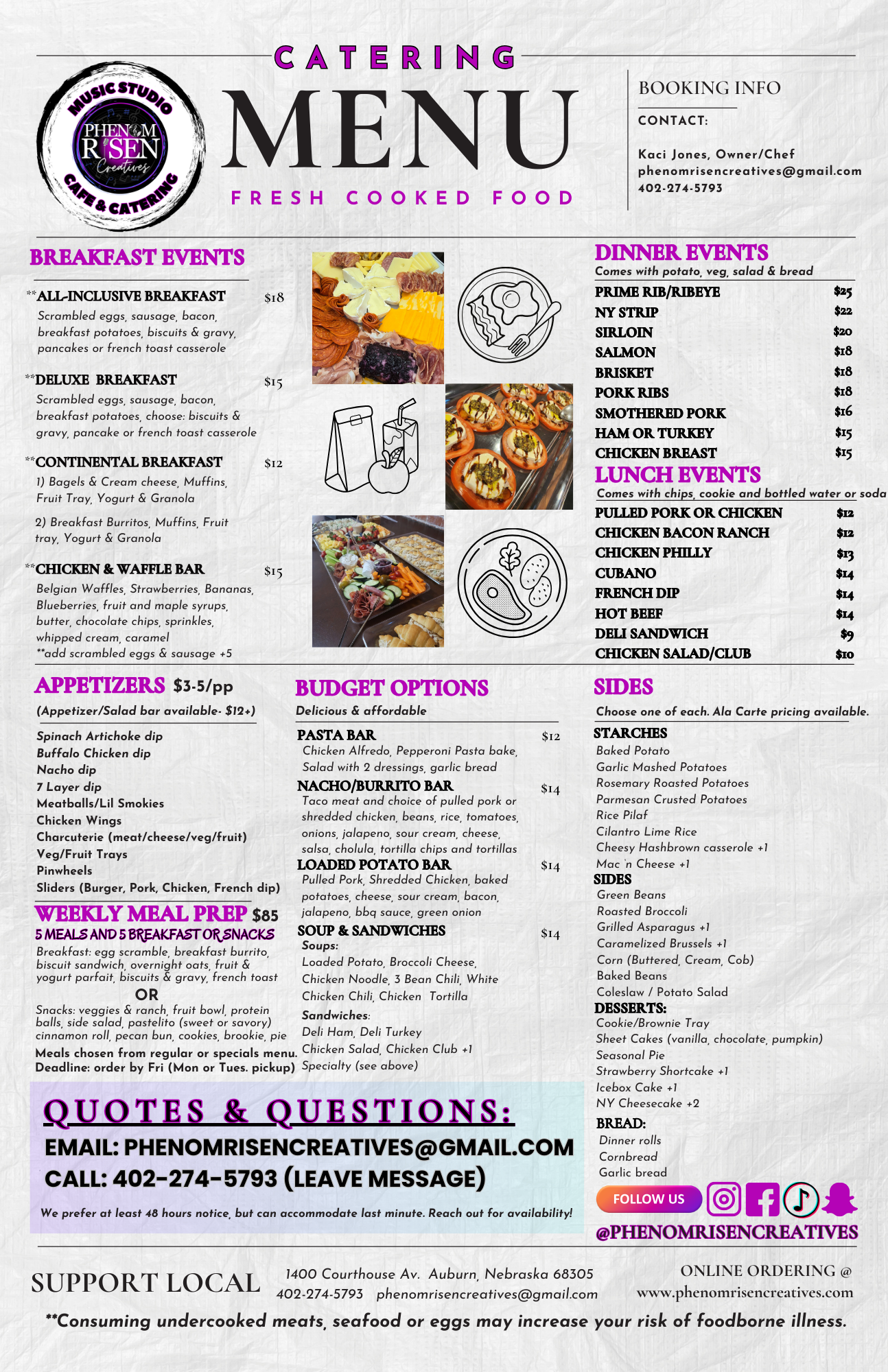 Catering (Graduation)