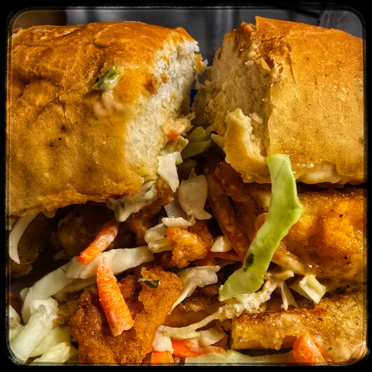 Weekend Brunch- Catfish Po'Boy